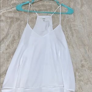 White tank top blouse.